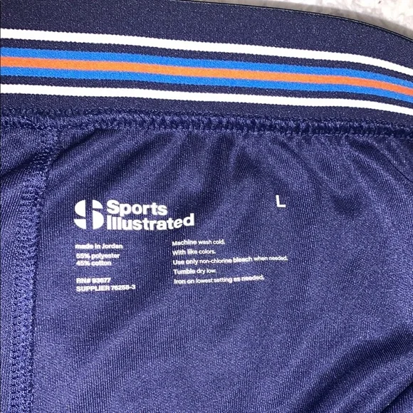 NWT sports Illustrated Navy Blue Women's Shorts - Picture 7 of 7